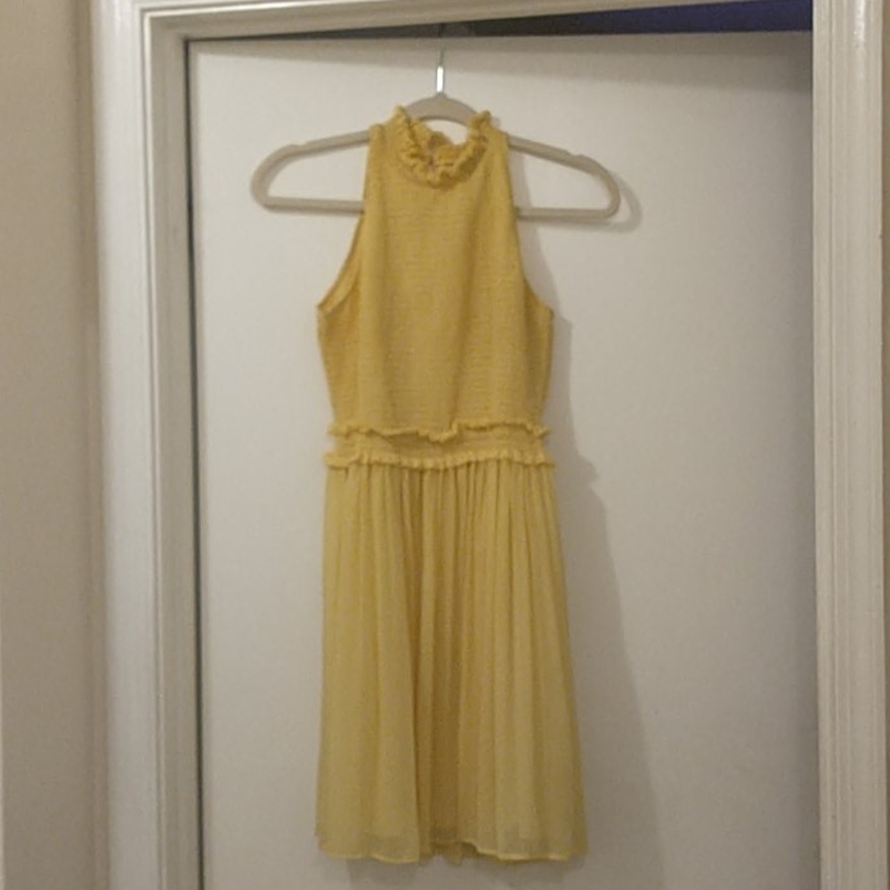 Zara yellow dress